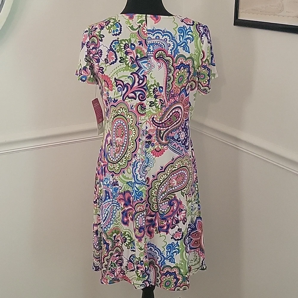 Ivy Road Floral Paisley Print A line Dress Womens‎ Medium